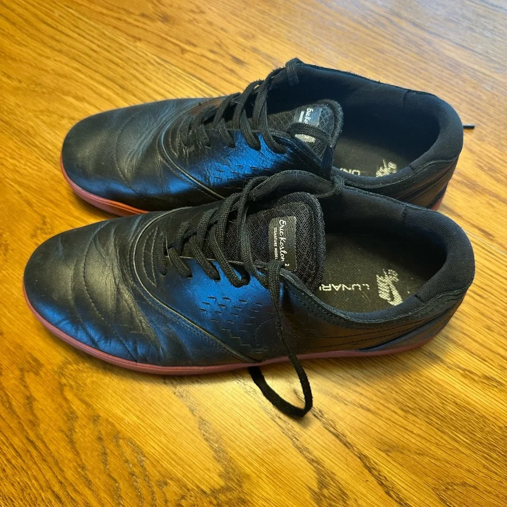 Size 11.5 - Men’s Nike‎ sb Eric Koston 2 lunarlon Black leather Red sole